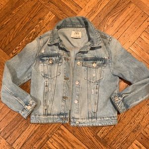 Zara girls jean jacket